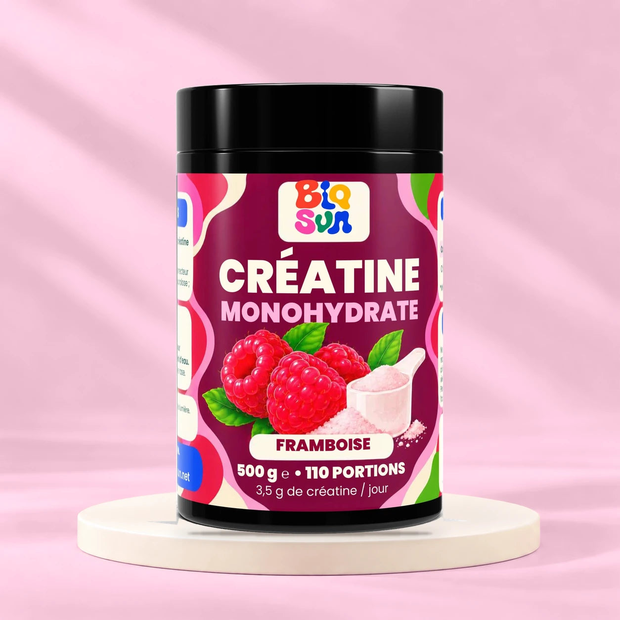 Créatine monohydrate framboise - 500 g