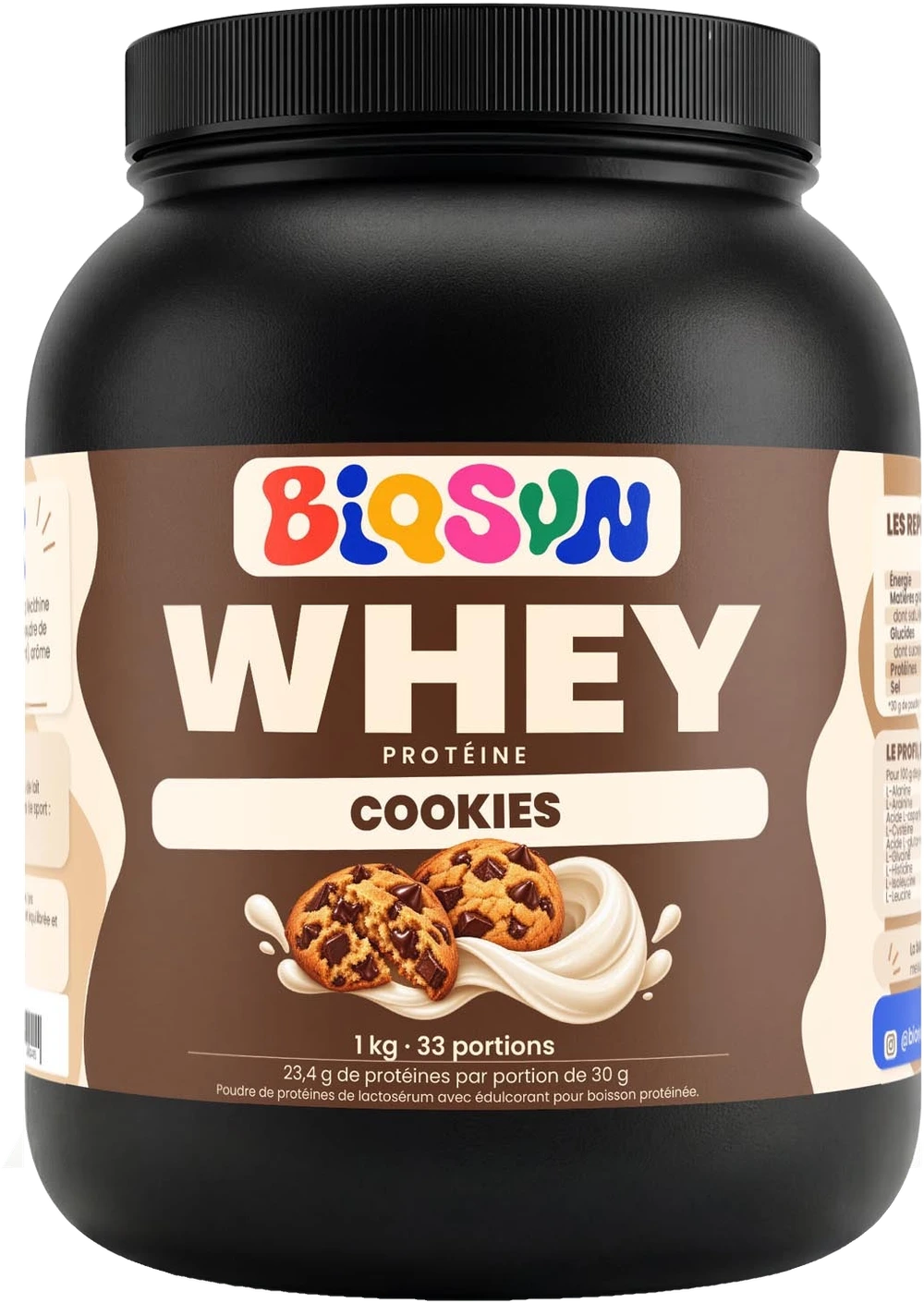 Whey cookies - 1 kg