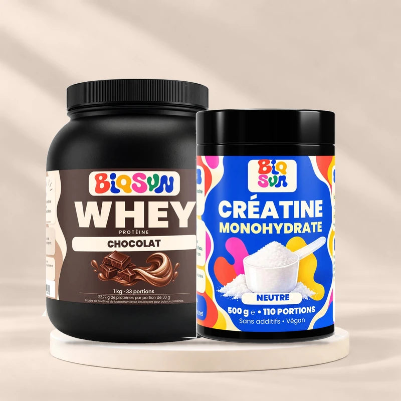 Whey et créatine BioSun, nouvelle gamme