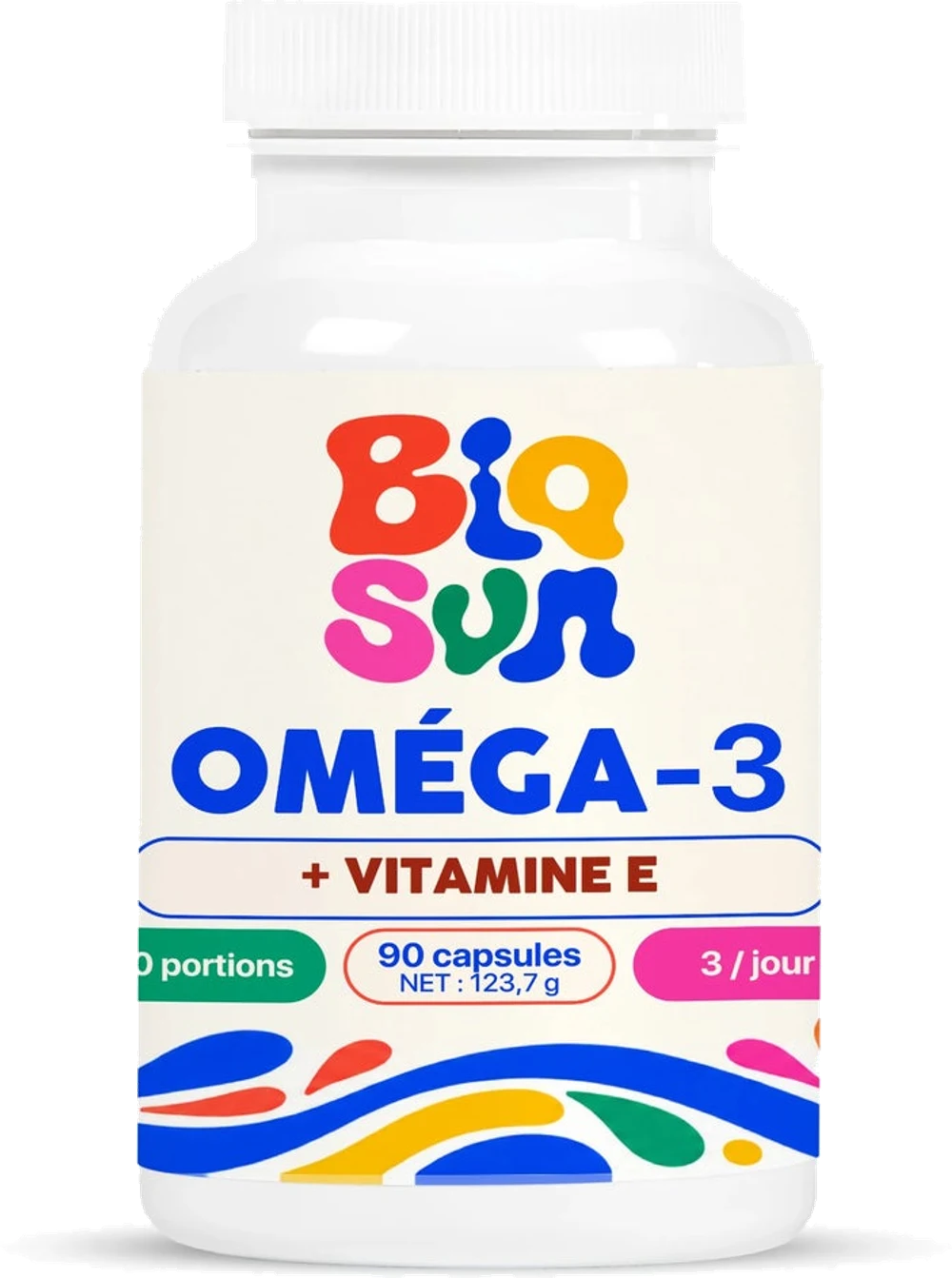 Oméga-3 & vitamine E — 90 capsules