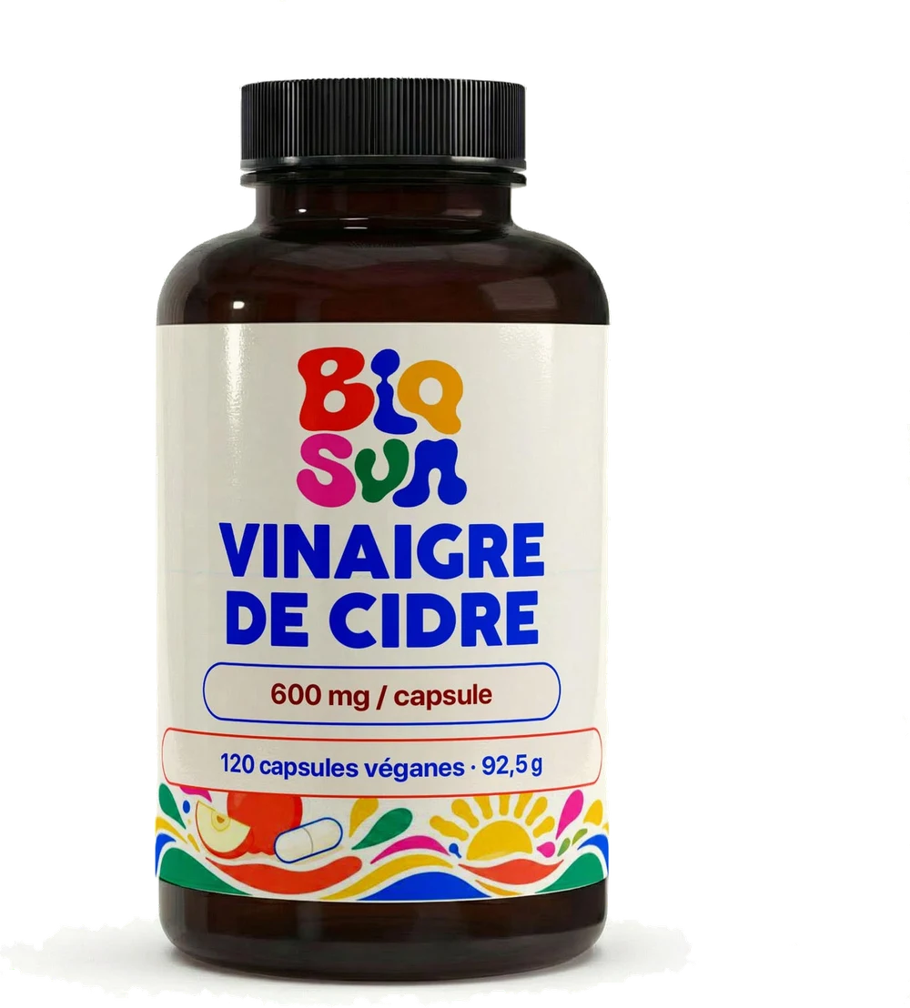 Vinaigre de cidre — 120 capsules véganes