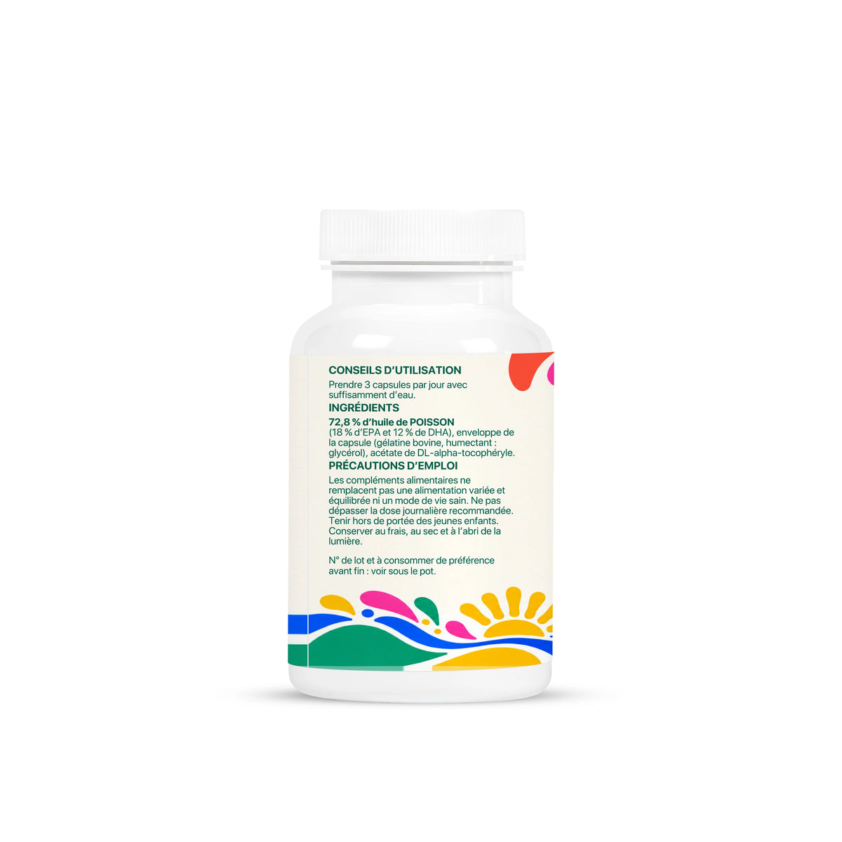 Oméga-3 & vitamine E — 90 capsules