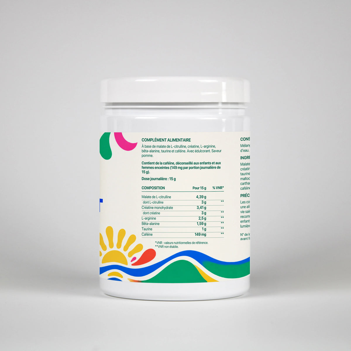 Pré-workout pomme verte — 500 g