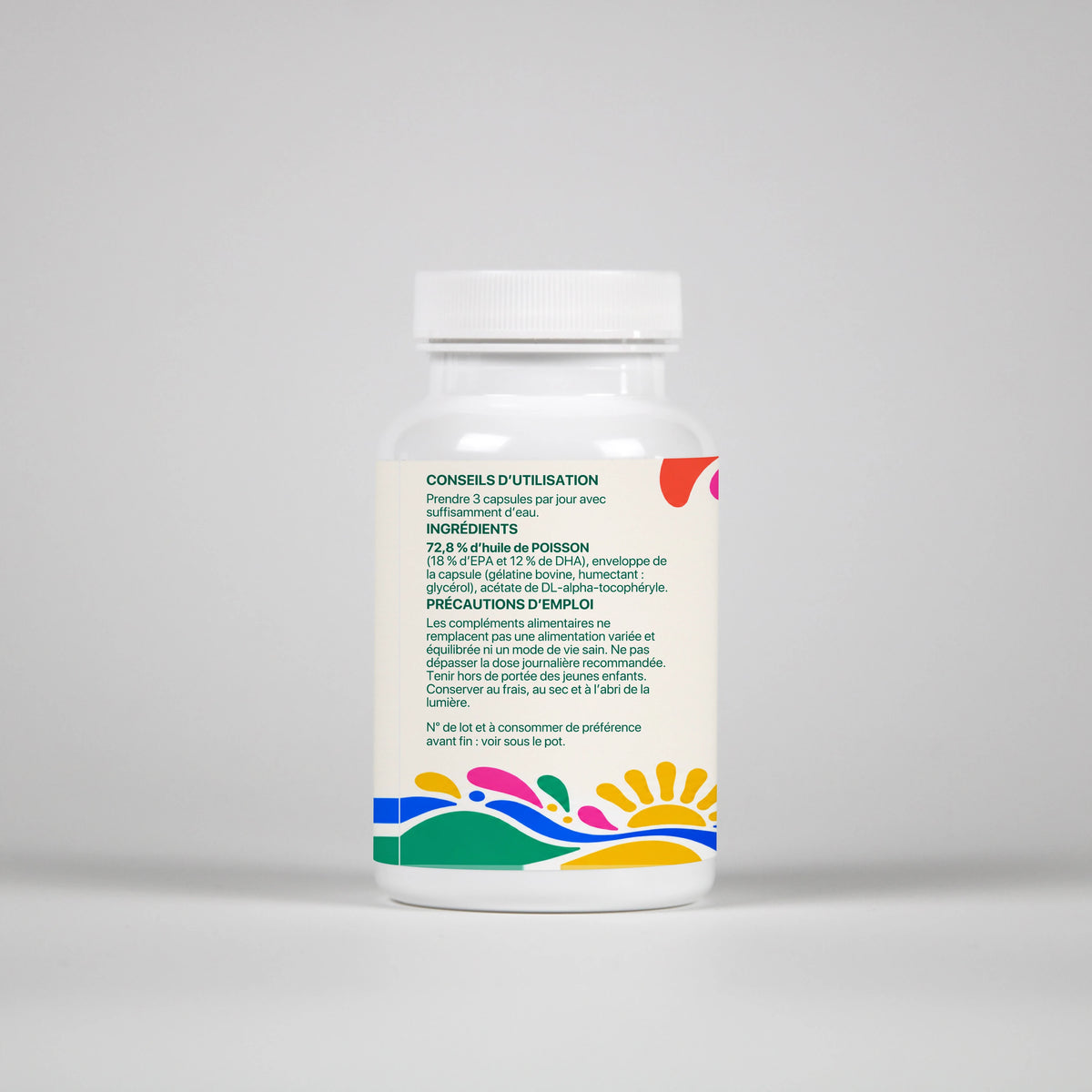 Oméga-3 & vitamine E — 90 capsules