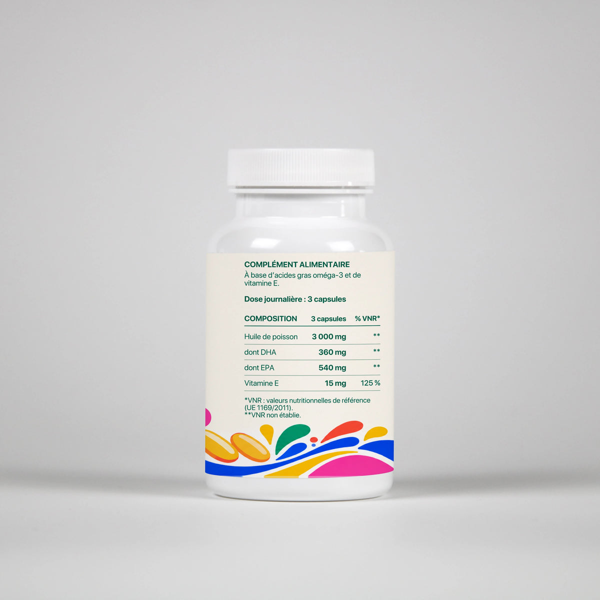 Oméga-3 & vitamine E — 90 capsules