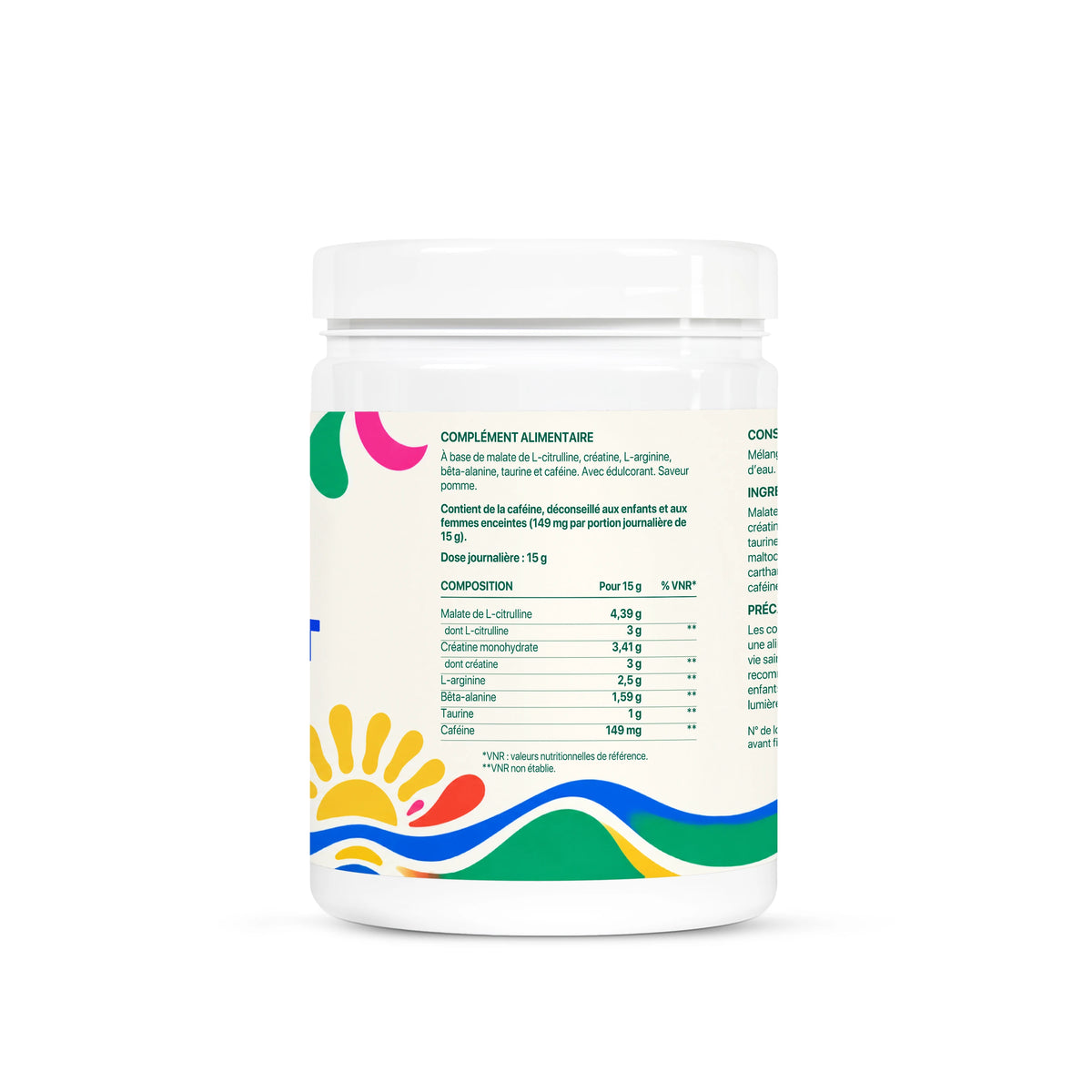 Pré-workout pomme verte — 500 g