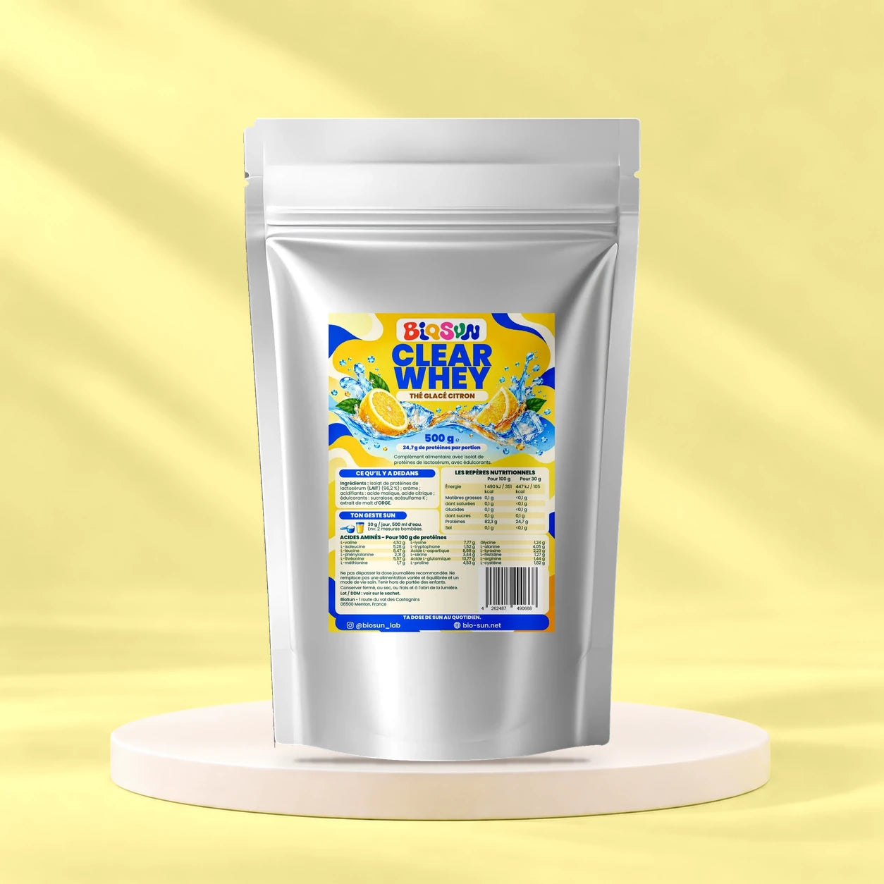 Clear Whey thé glacé citron - 500 g