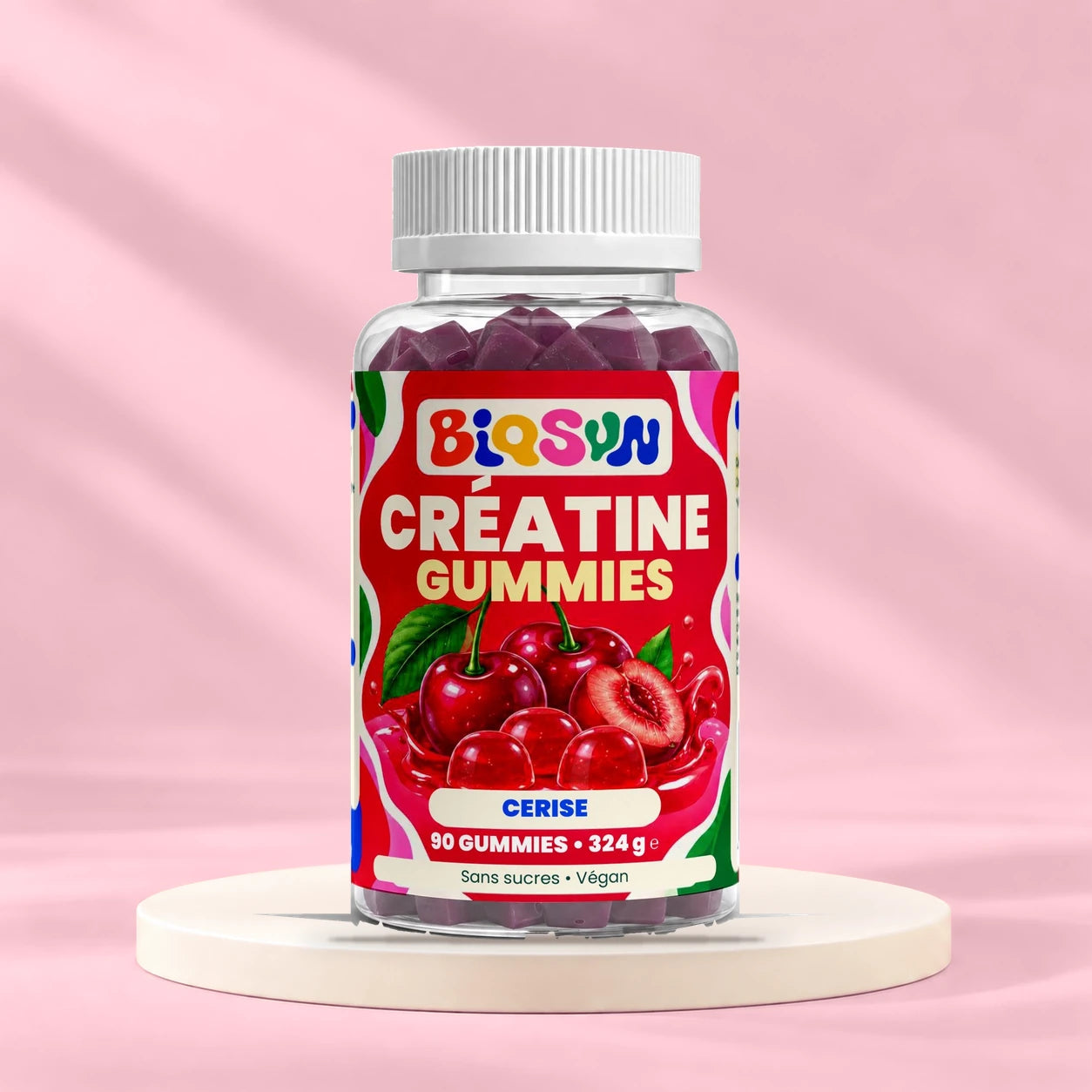 Créatine gummies cerise - 90 gummies