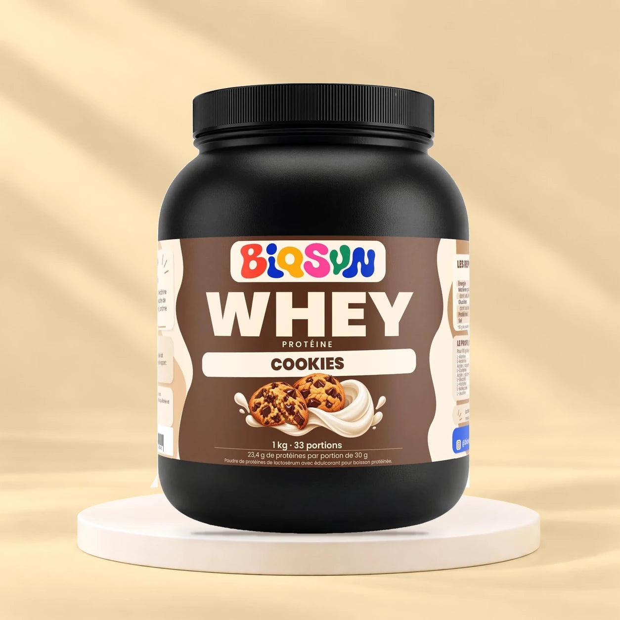 Whey cookies - 1 kg