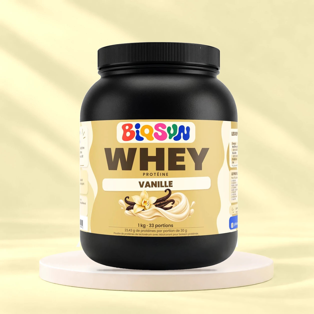 Whey vanille - 1 kg