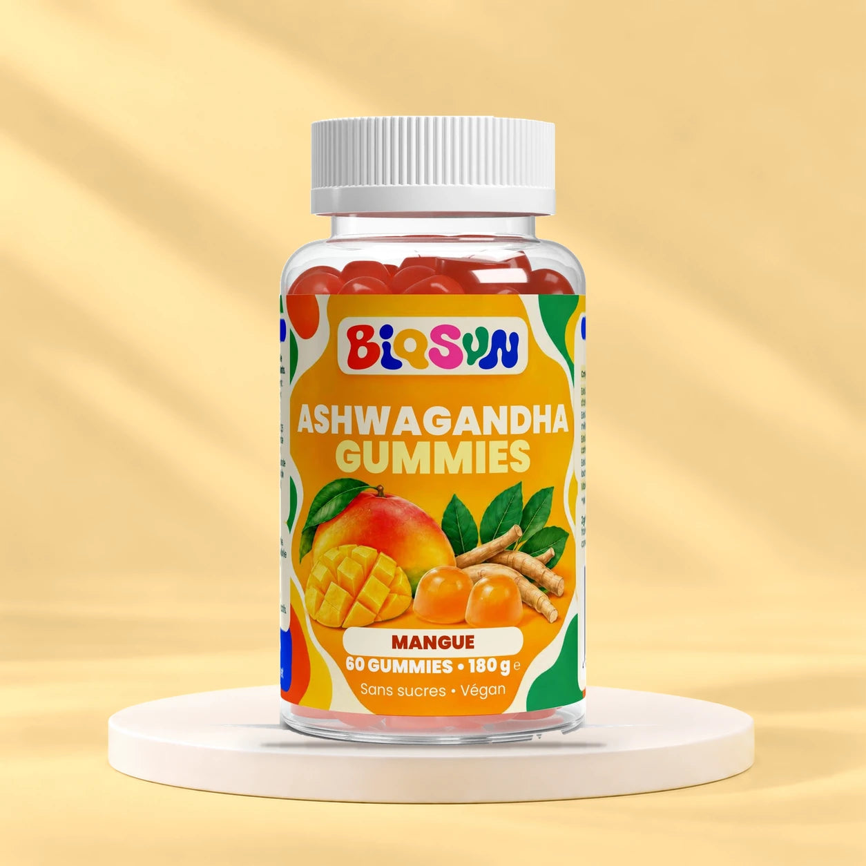Ashwagandha et vitamine B6 - 60 gummies