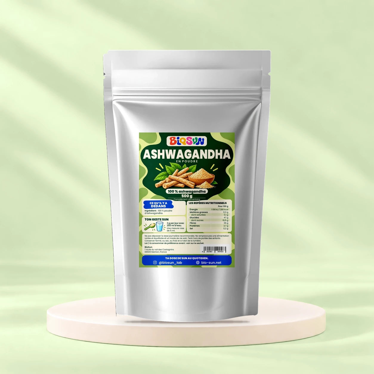 Ashwagandha en poudre - 500 g