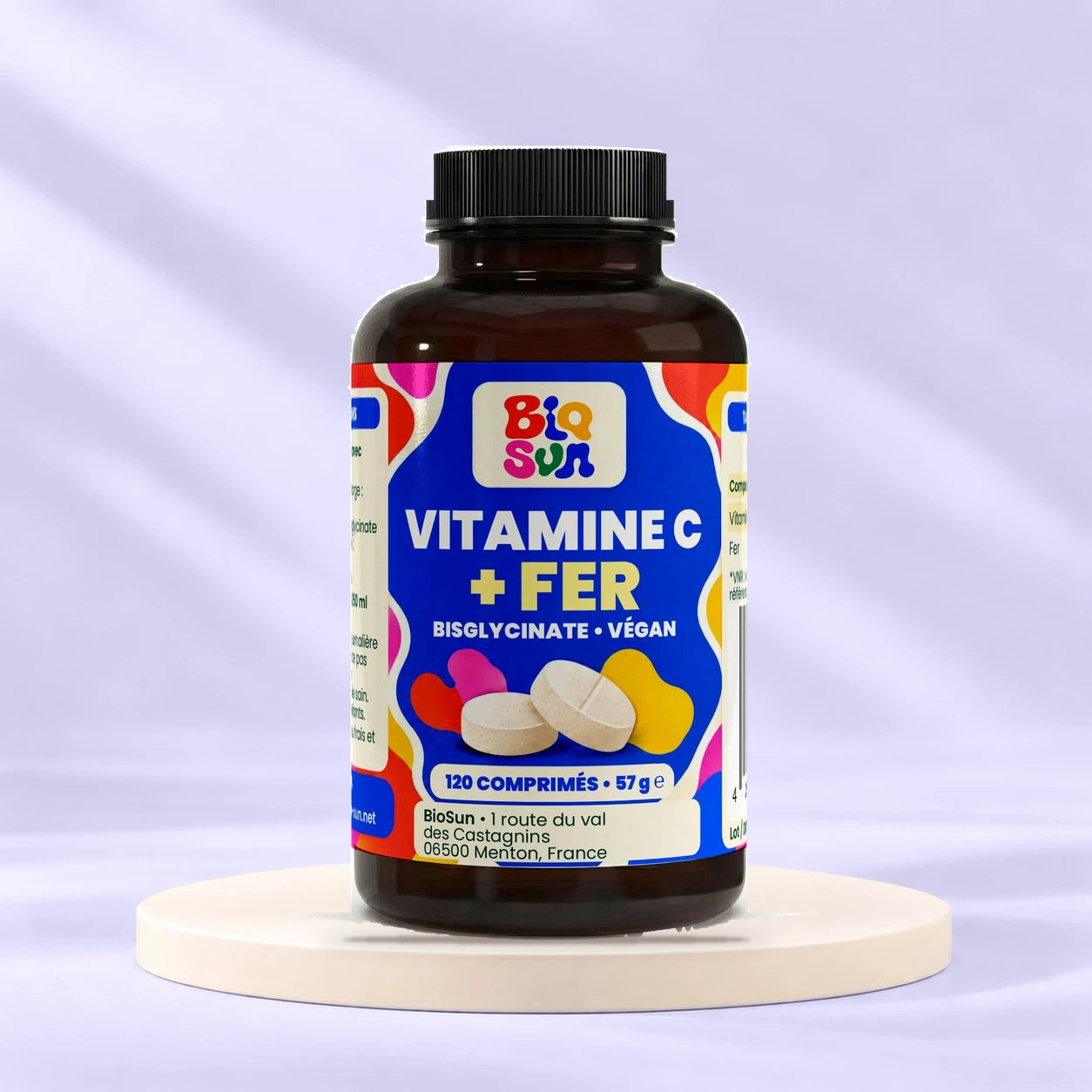 Fer et vitamine C - 120 comprimés