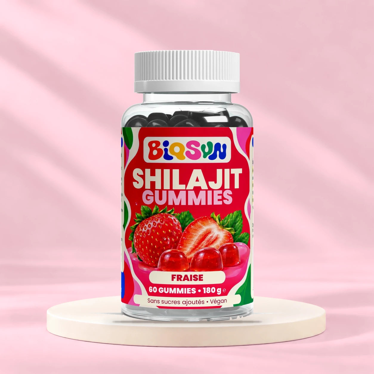 Shilajit, C, B6 et B12 - 60 gummies