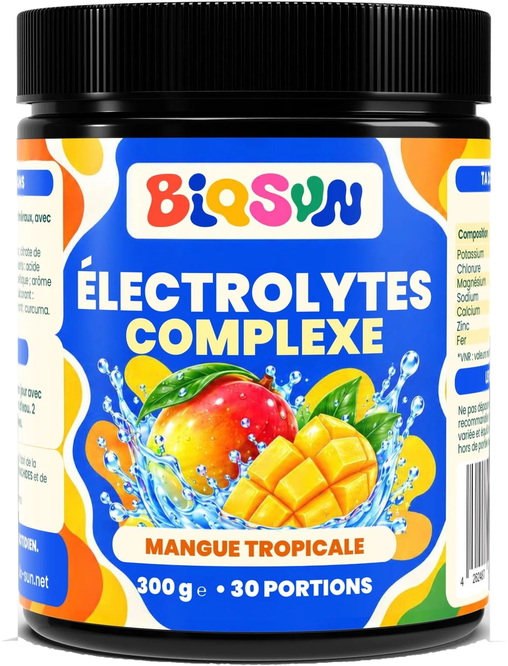 Électrolytes mangue tropicale - 300 g