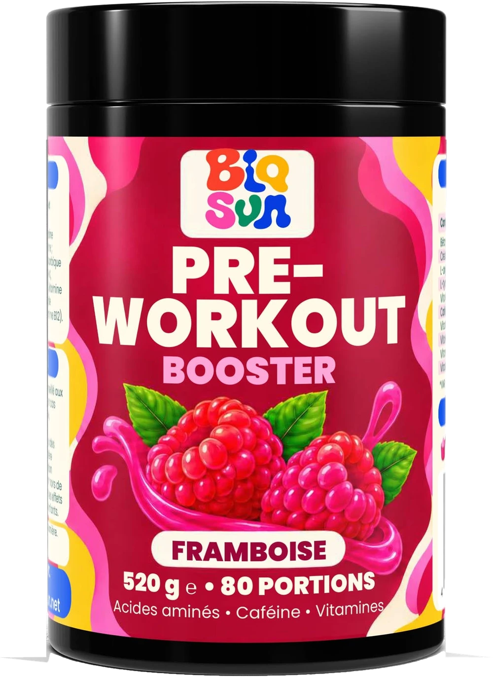 Pré-workout framboise - 520 g