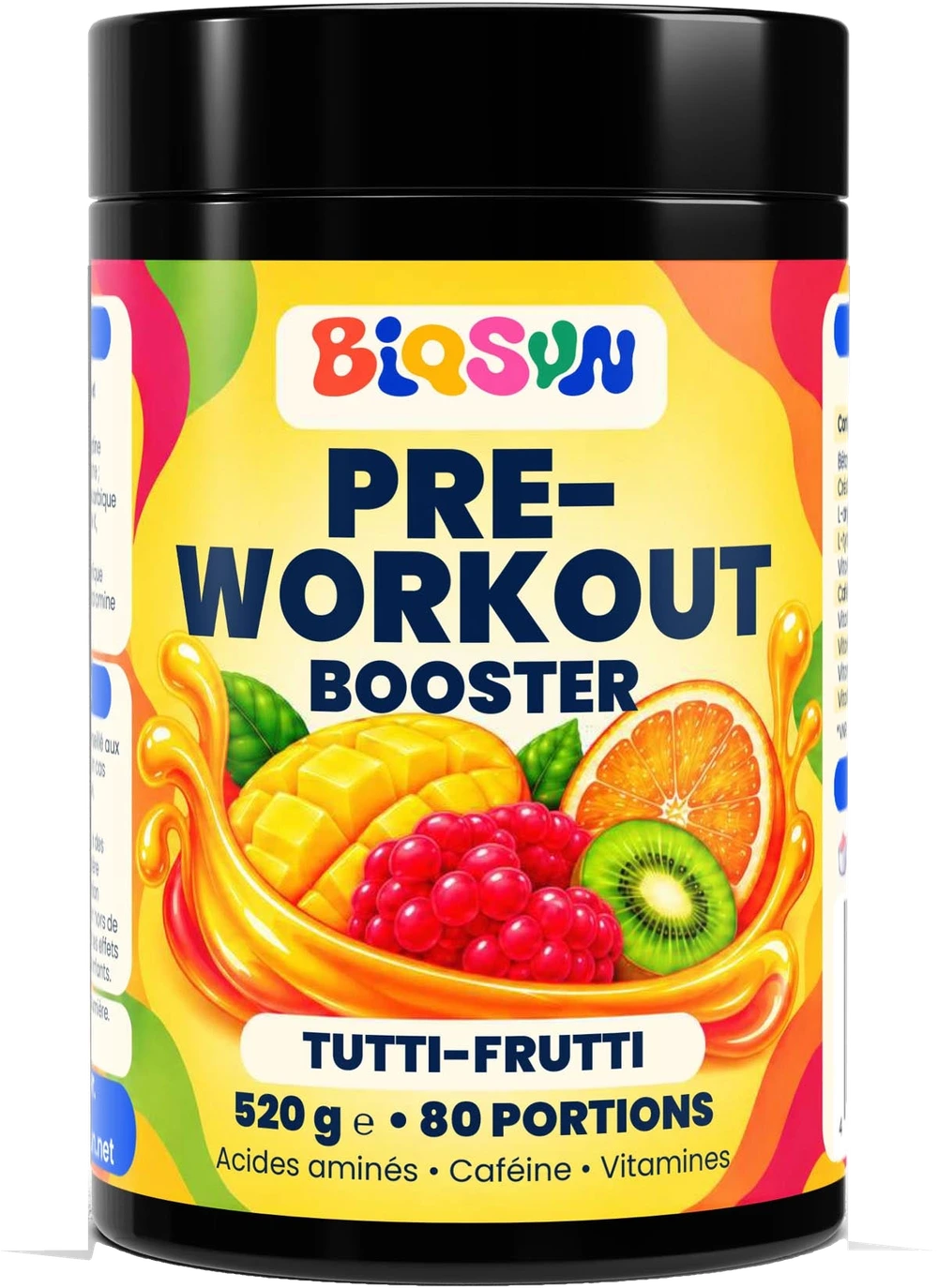 Pré-workout tutti frutti - 520 g