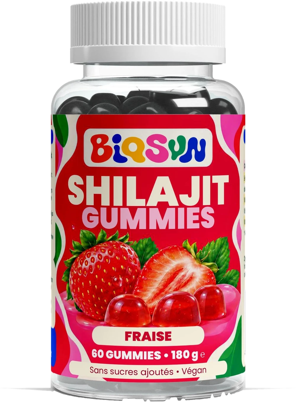 Shilajit, C, B6 et B12 - 60 gummies