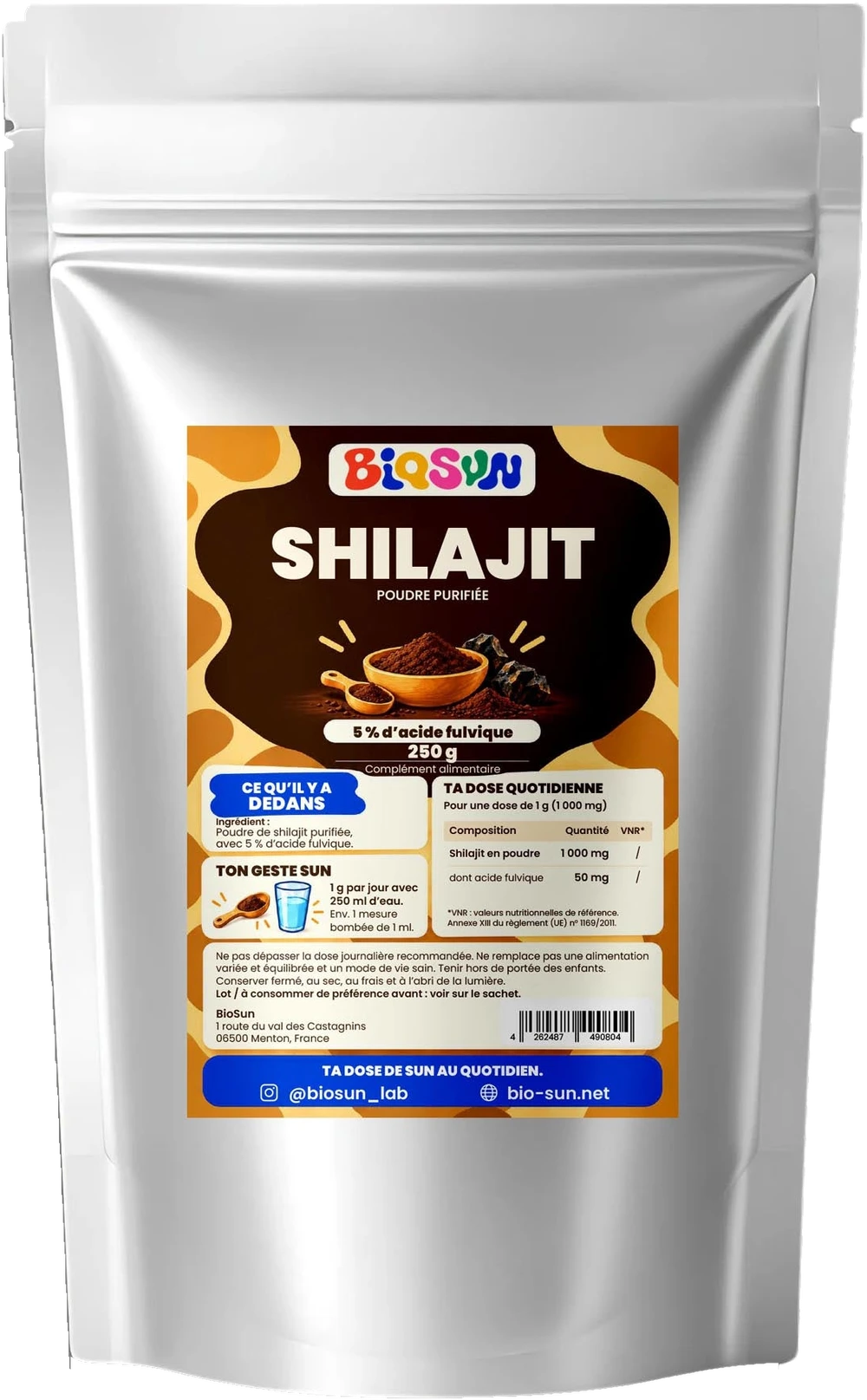Shilajit en poudre - 250 g