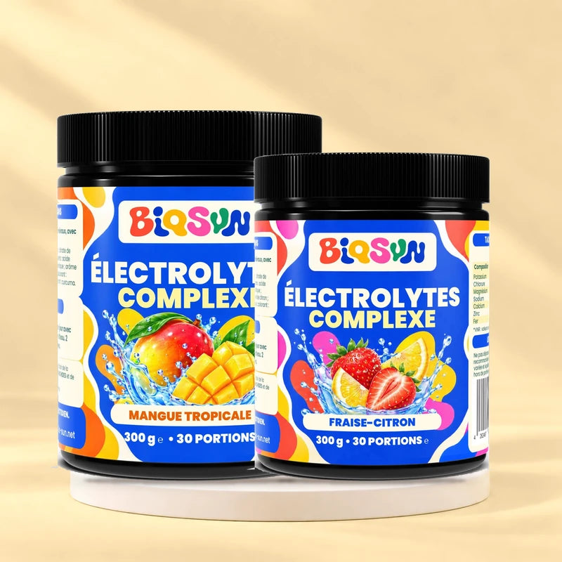 Électrolytes BioSun mangue et fraise-citron