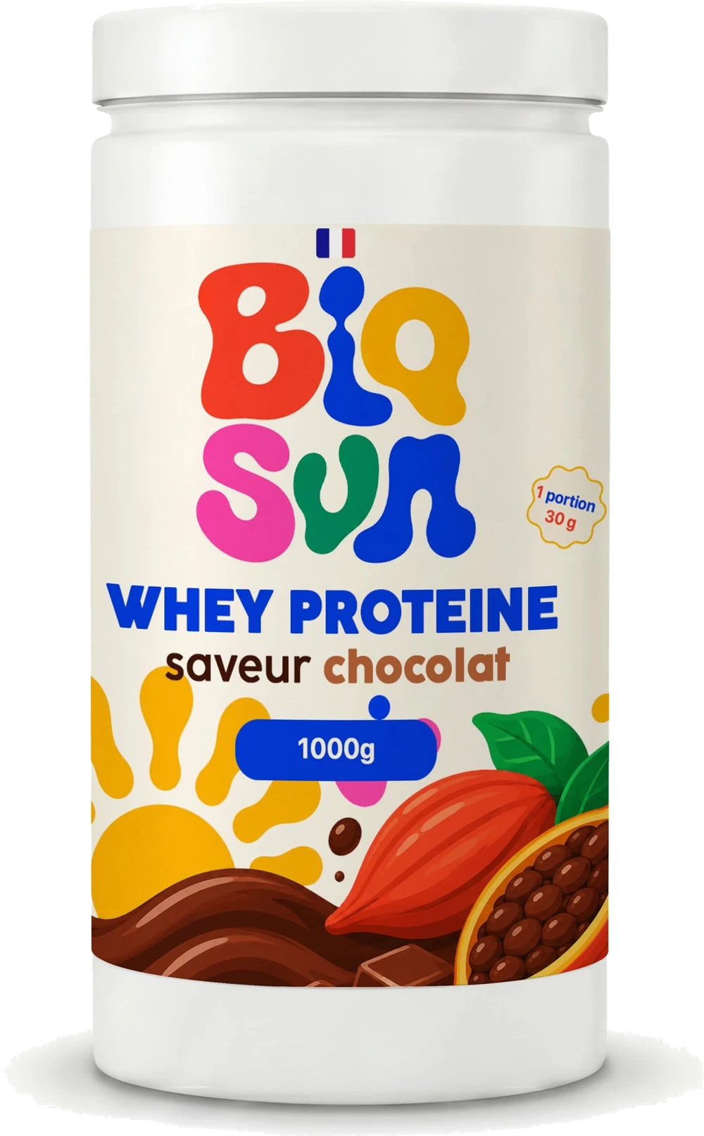 Whey protéine chocolat — 1 kg